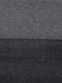 Moon Gray/Charcoal Gray 100% Polyester Sweatshirt Fleece 60W