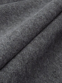 Moon Gray/Charcoal Gray 100% Polyester Sweatshirt Fleece 60W