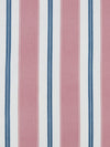 Turkish Rose/White/Moroccan Blue Polyester/Lycra Vertical Stripe Print Double Brushed Knit 60W