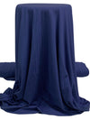 Dark Lapis Blue Cotton/Lycra Jersey Knit 62W
