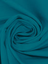 Vivid Dark Aqua Rayon/Nylon/Lycra Stretch Bengaline Suiting 58W
