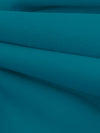 Vivid Dark Aqua Rayon/Nylon/Lycra Stretch Bengaline Suiting 58W