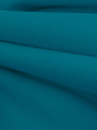 Vivid Dark Aqua Rayon/Nylon/Lycra Stretch Bengaline Suiting 58W