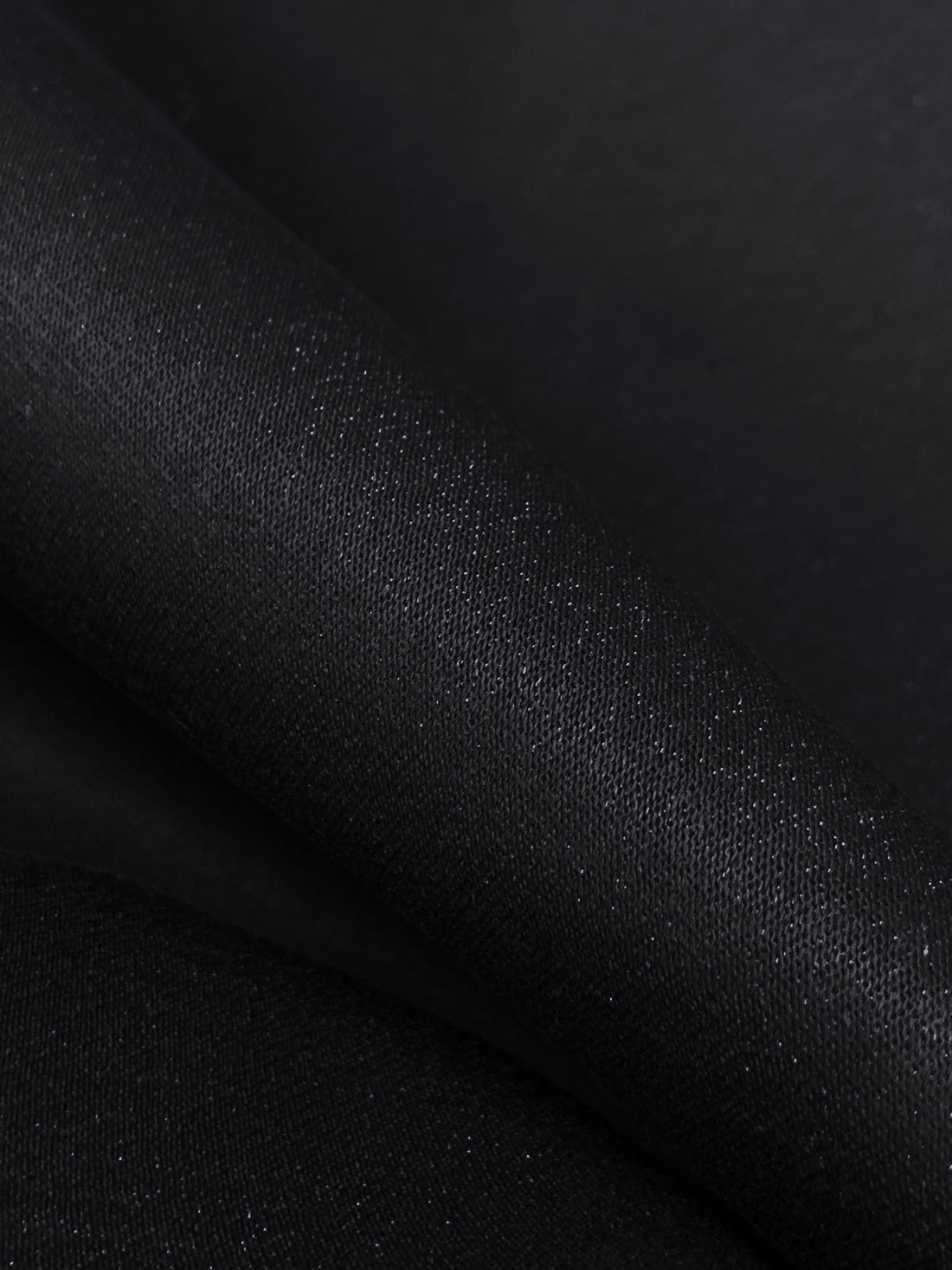 Muted Cool Black Cotton/Lycra Sateen Twill Stretch Denim 59W