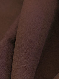 Royal Brown Rayon/Nylon/Lycra Stretch Bengaline Suiting 58W