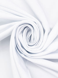 Cool White Rayon/Nylon/Lycra Stretch Bengaline Suiting 56W