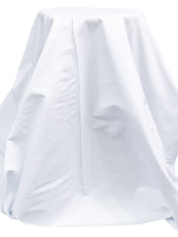 Cool White Rayon/Nylon/Lycra Stretch Bengaline Suiting 56W