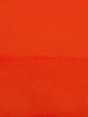 SOLD AS IS ONLY - Bright Scarlet Orange Polyester/Nylon/Spandex Power Stretch Sweatshirt Fleece - Polartec - 64W