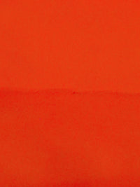 SOLD AS IS ONLY - Bright Scarlet Orange Polyester/Nylon/Spandex Power Stretch Sweatshirt Fleece - Polartec - 64W