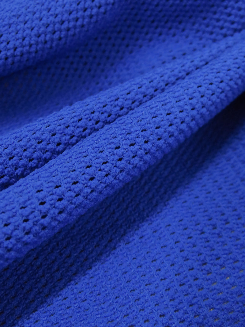 Royal Blue Polyester/Lycra Eyelet Lace Knit 50W