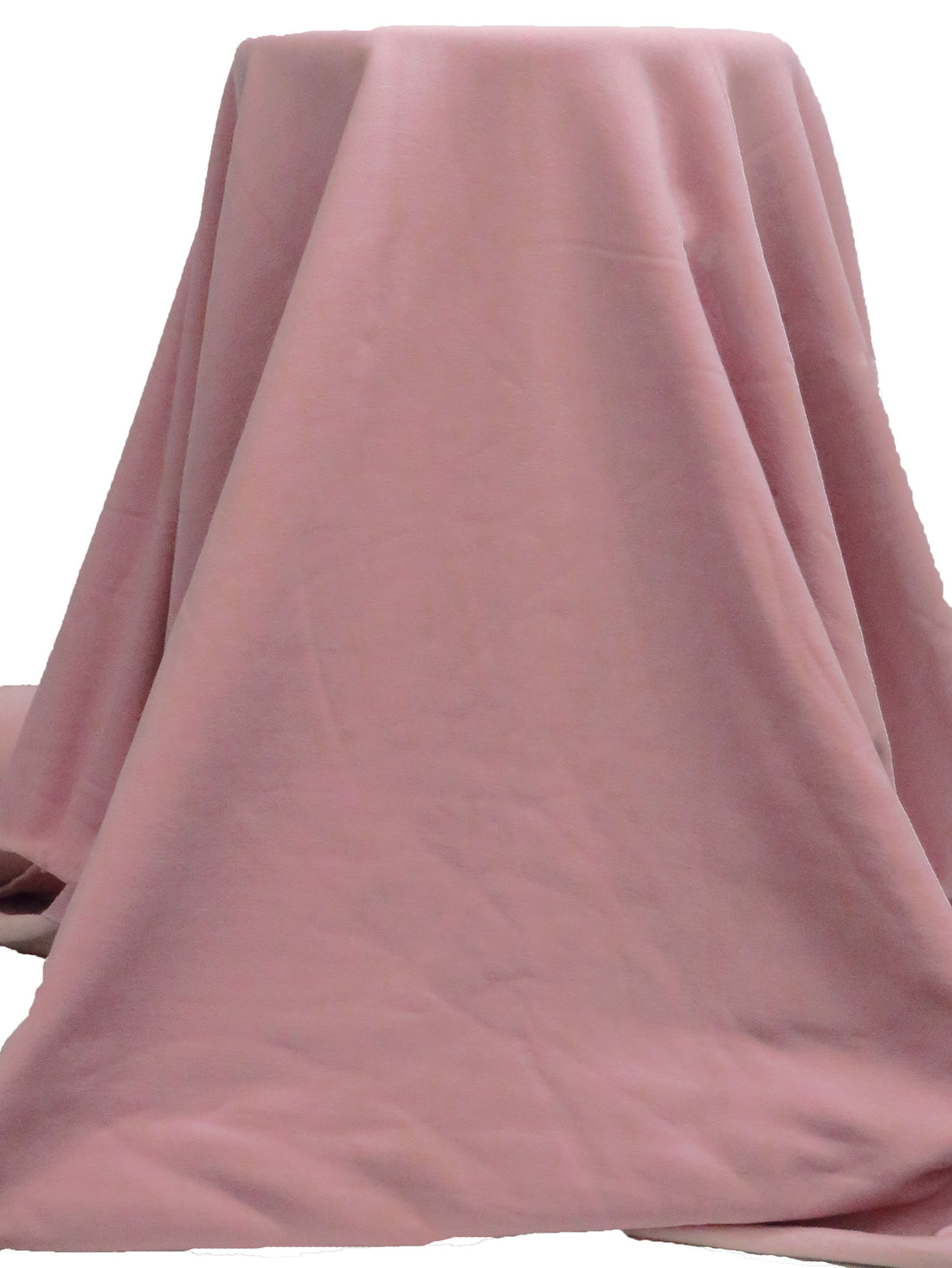 Cool Dusty Rose Polyester/Nylon/Spandex Power Stretch Sweatshirt Fleece - Polartec - 64W