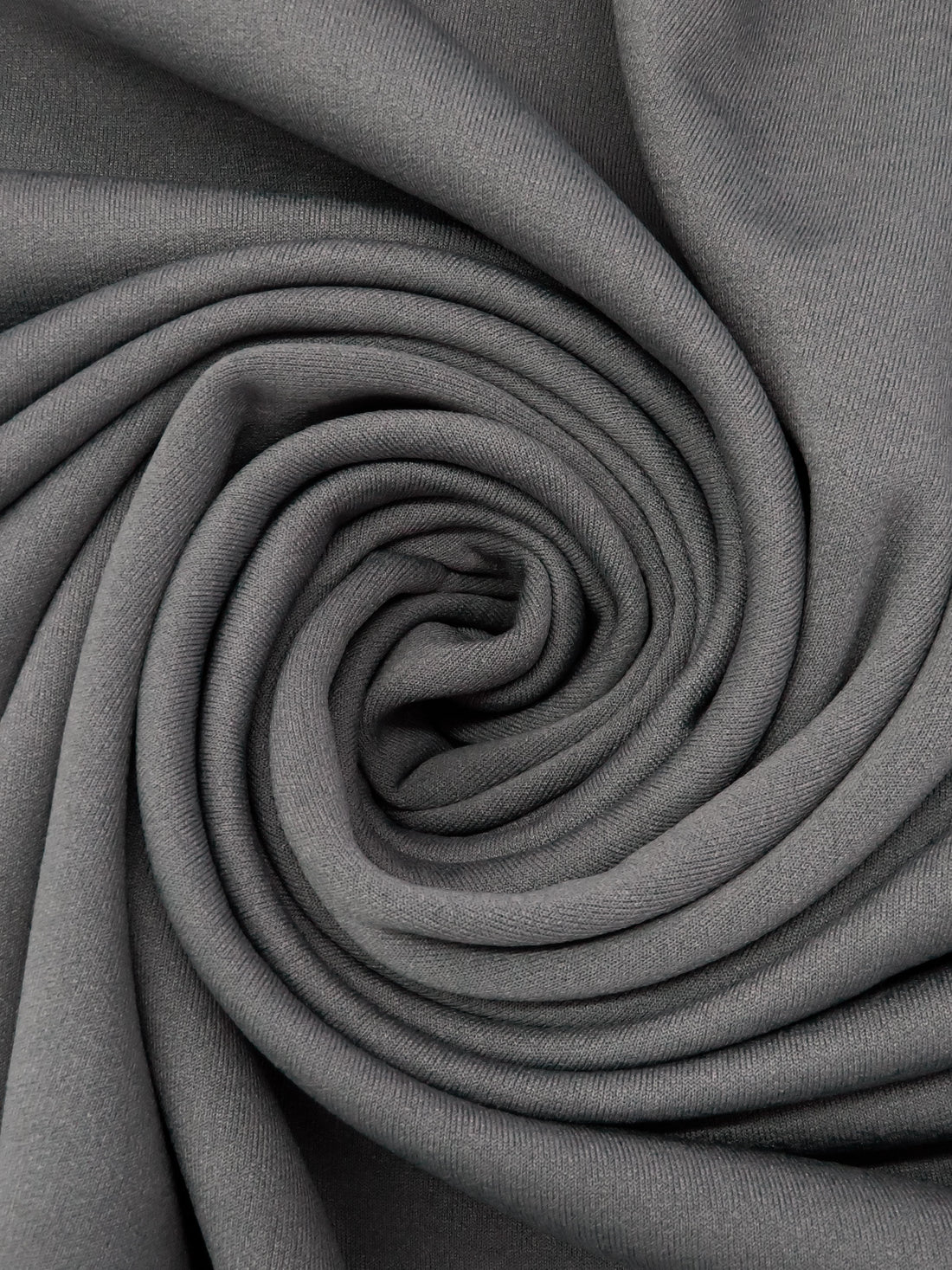 Dim Gray Polyester/Nylon/Spandex Power Stretch Sweatshirt Fleece - Polartec - 58W
