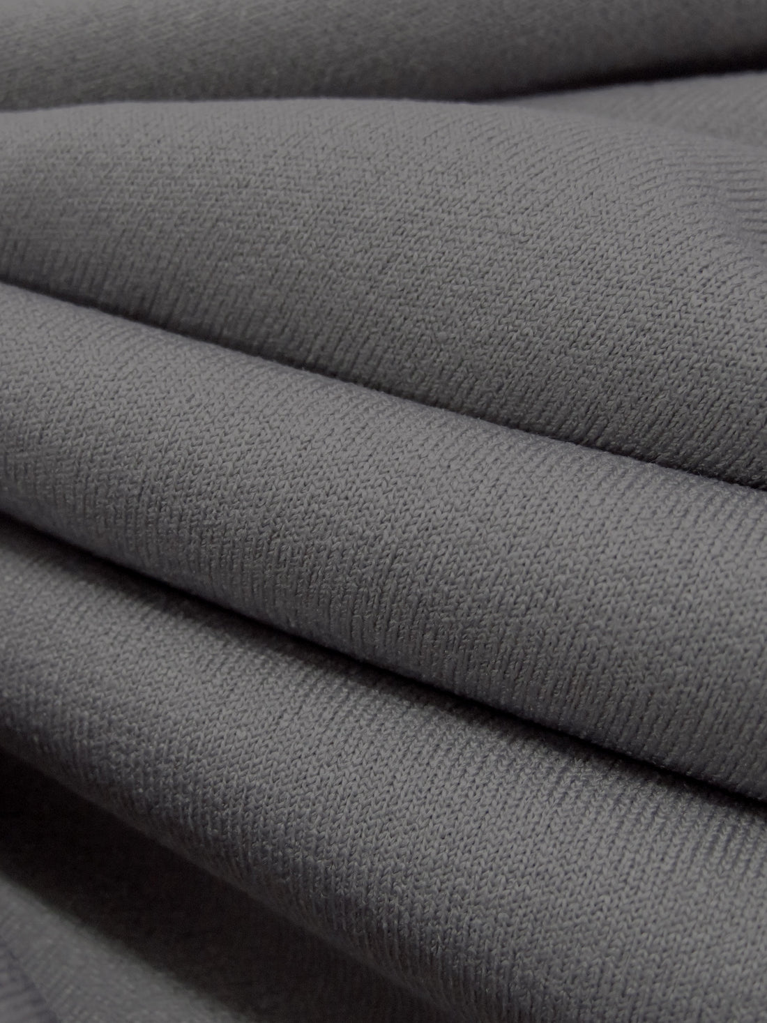 Dim Gray Polyester/Nylon/Spandex Power Stretch Sweatshirt Fleece - Polartec - 58W