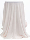 Pale Ballet Pink Cotton/Polyester Sheer Rib Knit 39W