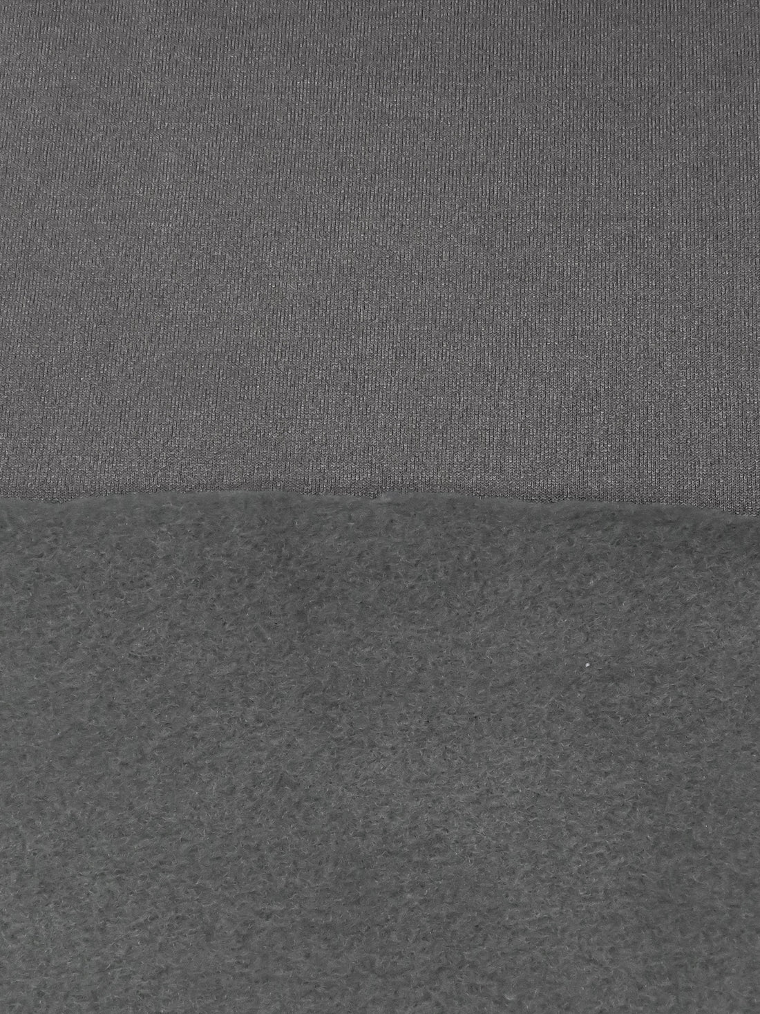Dim Gray Polyester/Nylon/Spandex Power Stretch Sweatshirt Fleece - Polartec - 58W