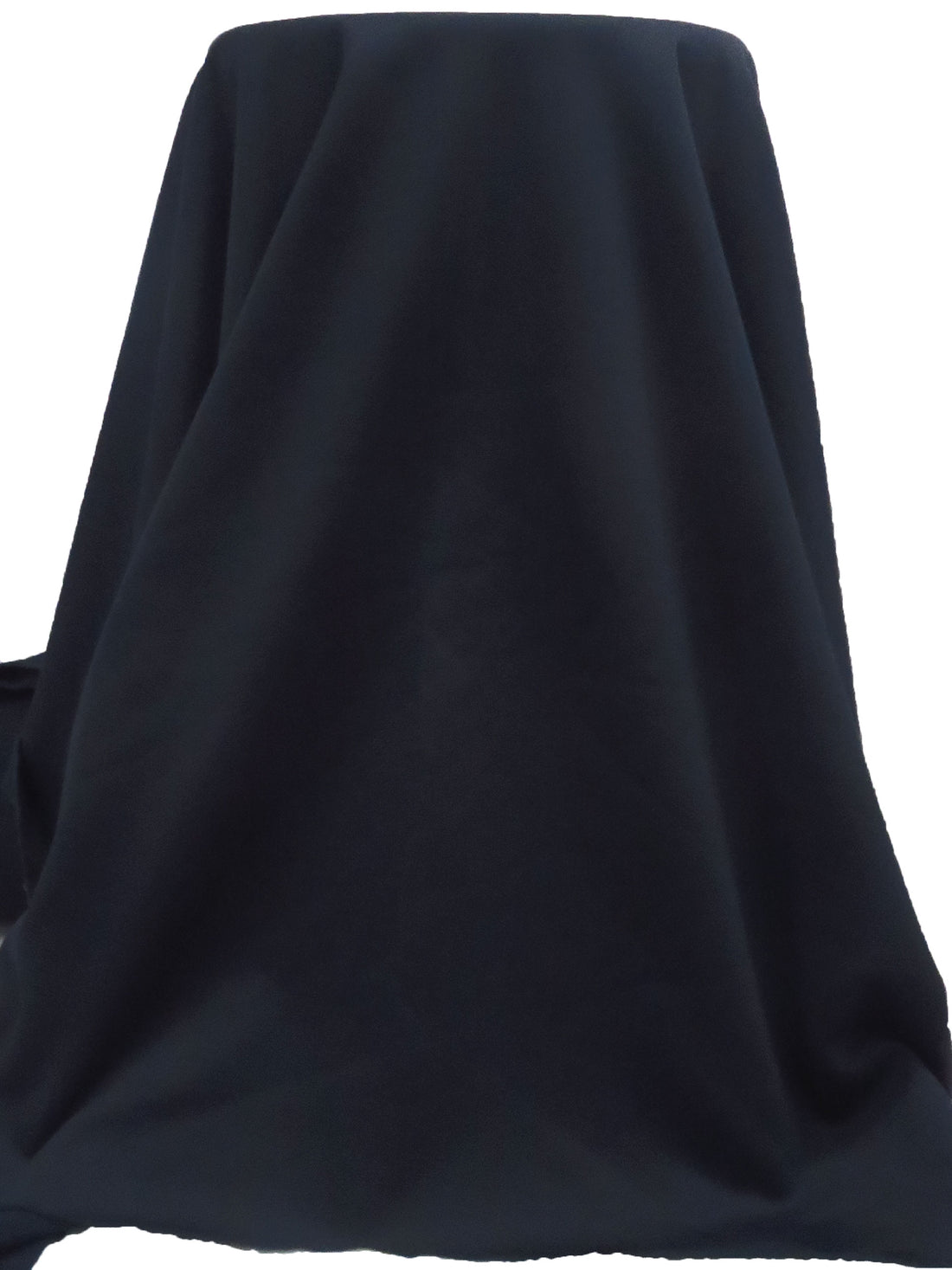 Muted Midnight Navy Polyester/Nylon/Spandex Power Stretch Sweatshirt Fleece - Polartec - 50W