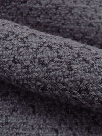 Graphite Gray/Charcoal Gray 100% Cotton Diamond Design Boucle Double Knit 44W