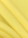 Pineapple Yellow Polyester/Lycra Rib Double Knit 42W