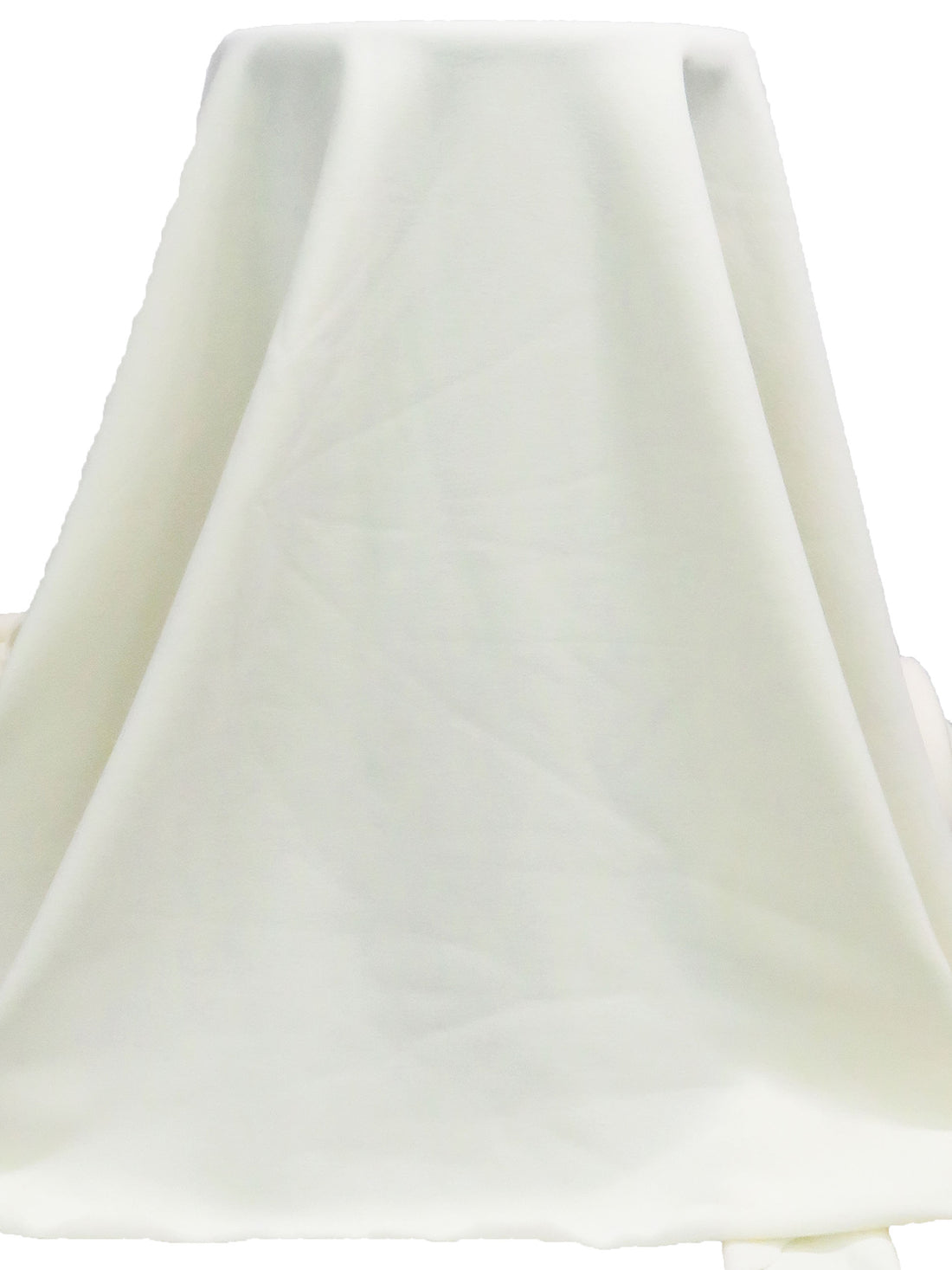 Cream Polyester/Nylon/Spandex Power Stretch Sweatshirt Fleece - Polartec - 60W