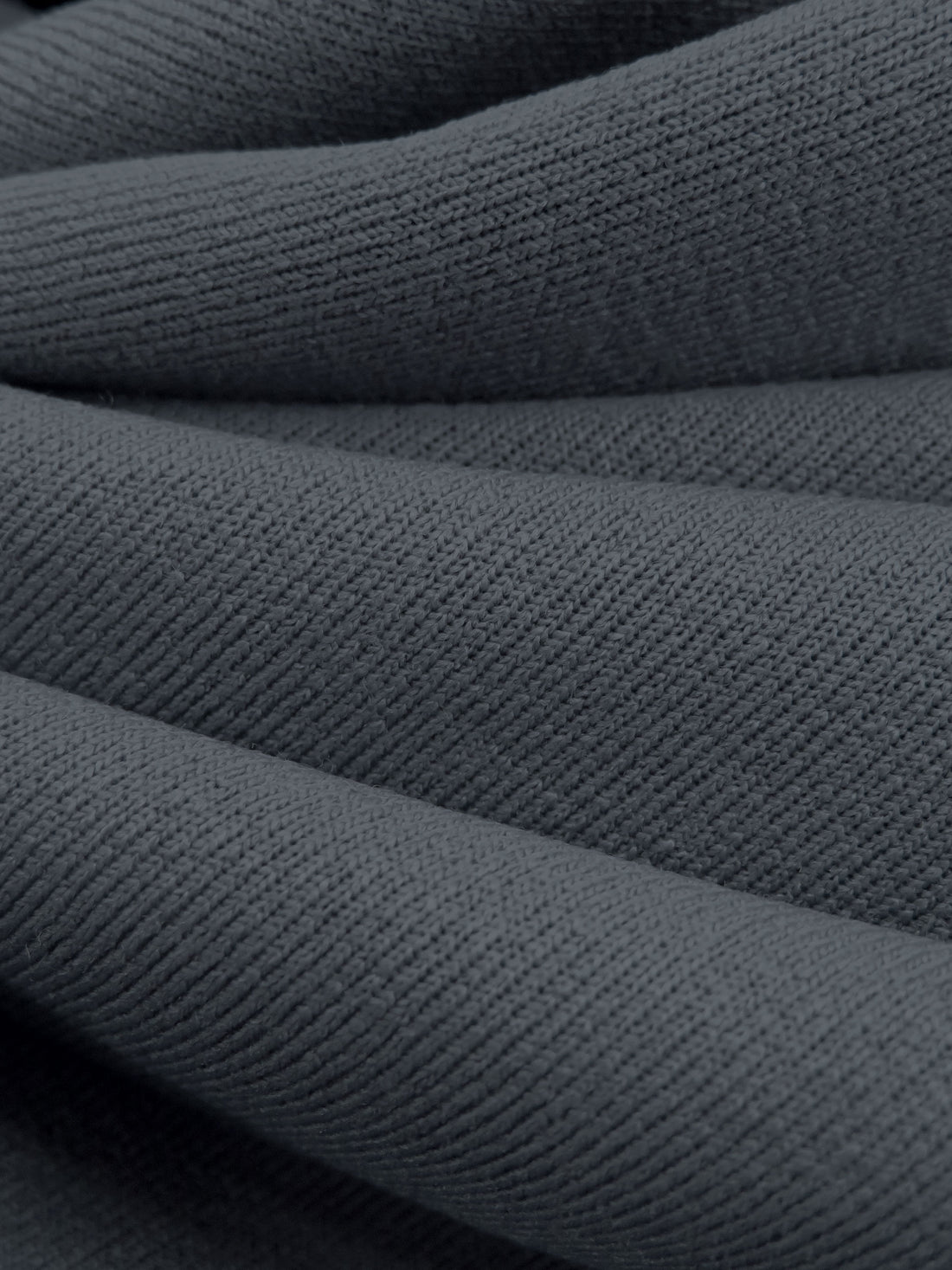 Slate Blue Polyester/Nylon/Spandex Power Stretch Sweatshirt Fleece - Polartec - 68W