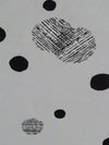 Cool Gray/Black Rayon/Lycra Abstract Dot Print Jersey knit 59W