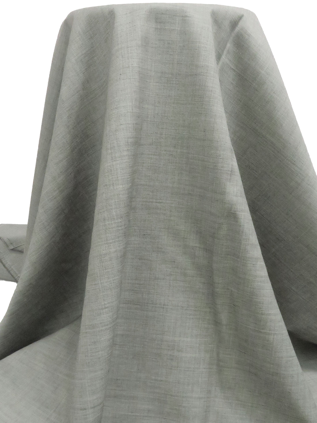 Black/Cream 100% Wool Crosshatch Suiting - NY Designer - 60W