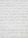 White/Marshmallow Polyester/Cotton Horizontal Burnout Stripe Tissue Jersey Knit 49W