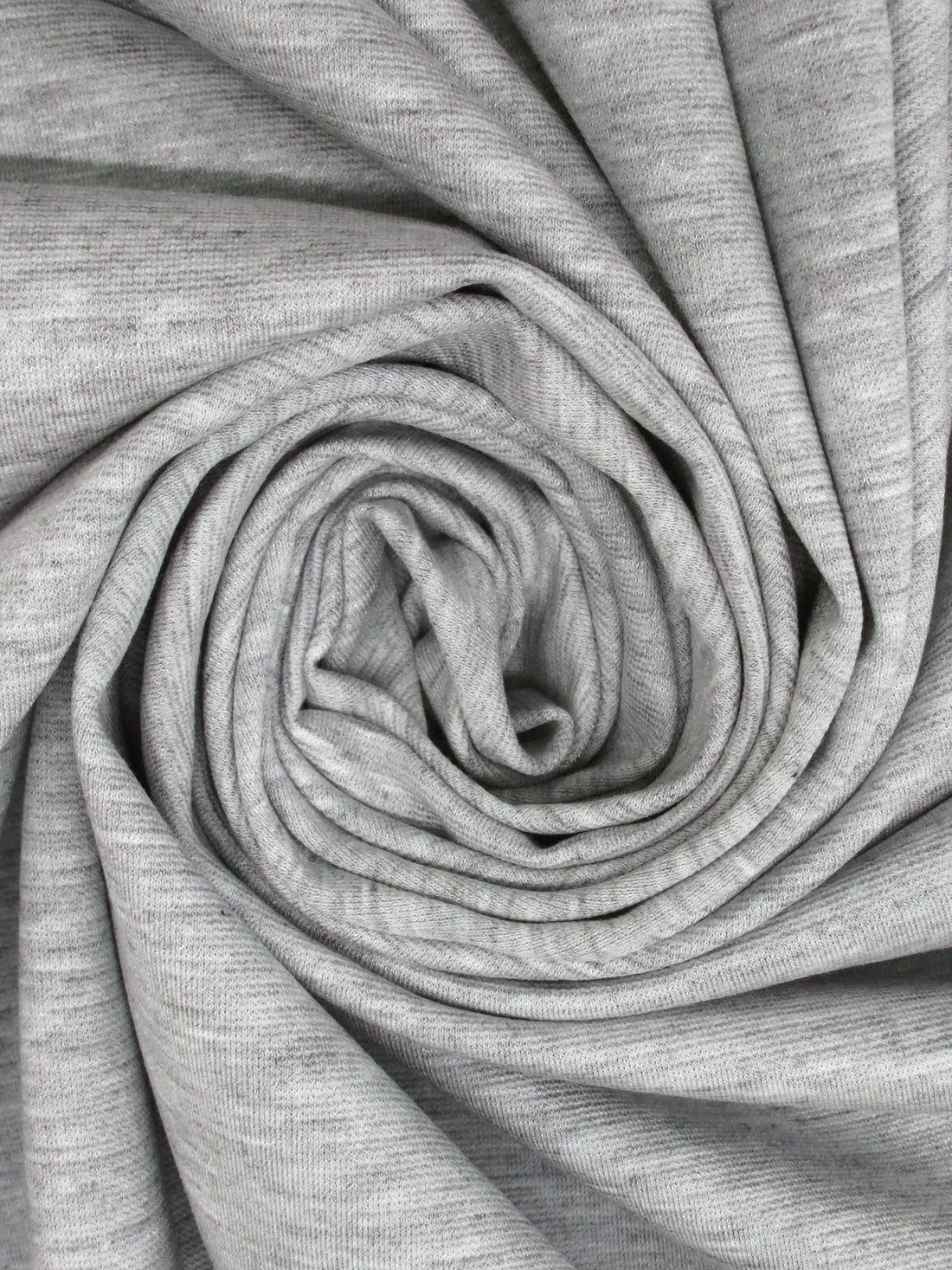 Cloud Gray Rayon/Nylon/Spandex Heathered Ponte Knit 57W