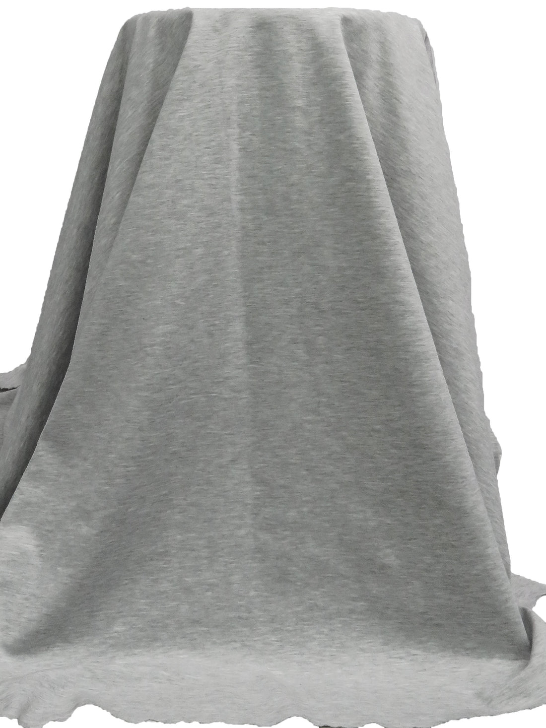 Cloud Gray Rayon/Nylon/Spandex Heathered Ponte Knit 57W