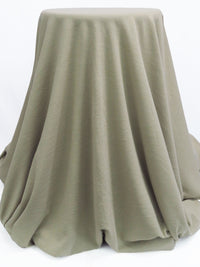 Khaki Polyester/Cotton Pique Knit 56W