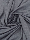 Heathered Slate Gray Polyester/Rayon Jersey Knit 60W