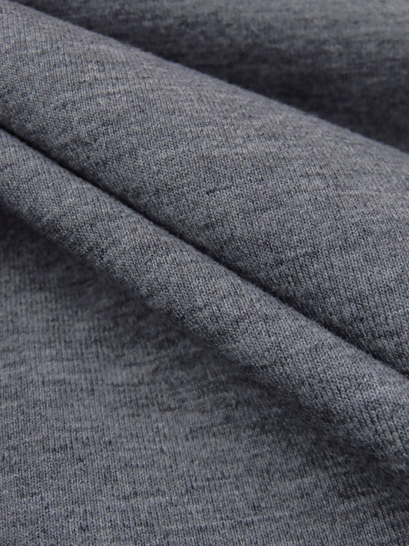 Heathered Slate Gray Polyester/Rayon Jersey Knit 60W