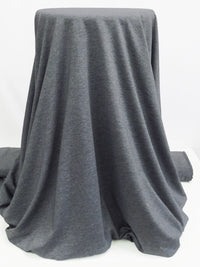 Heathered Slate Gray Polyester/Rayon Jersey Knit 60W