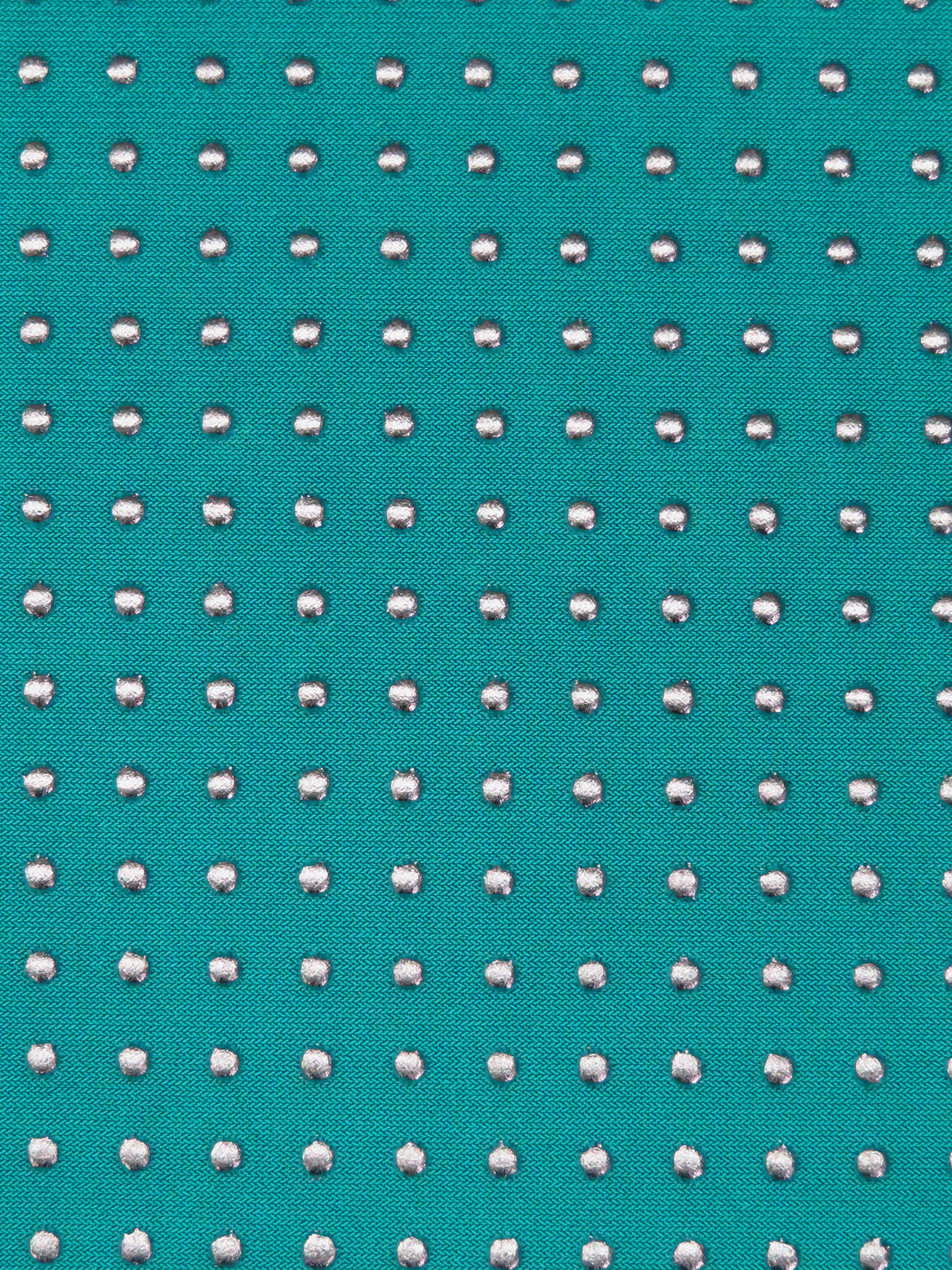 Teal Polyester/Lycra Nailhead ITY Knit 56W