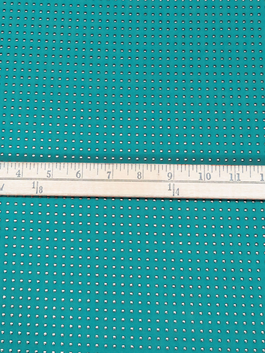Teal Polyester/Lycra Nailhead ITY Knit 56W