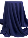 Dark Lapis Blue Rayon/Silk Voile 51W