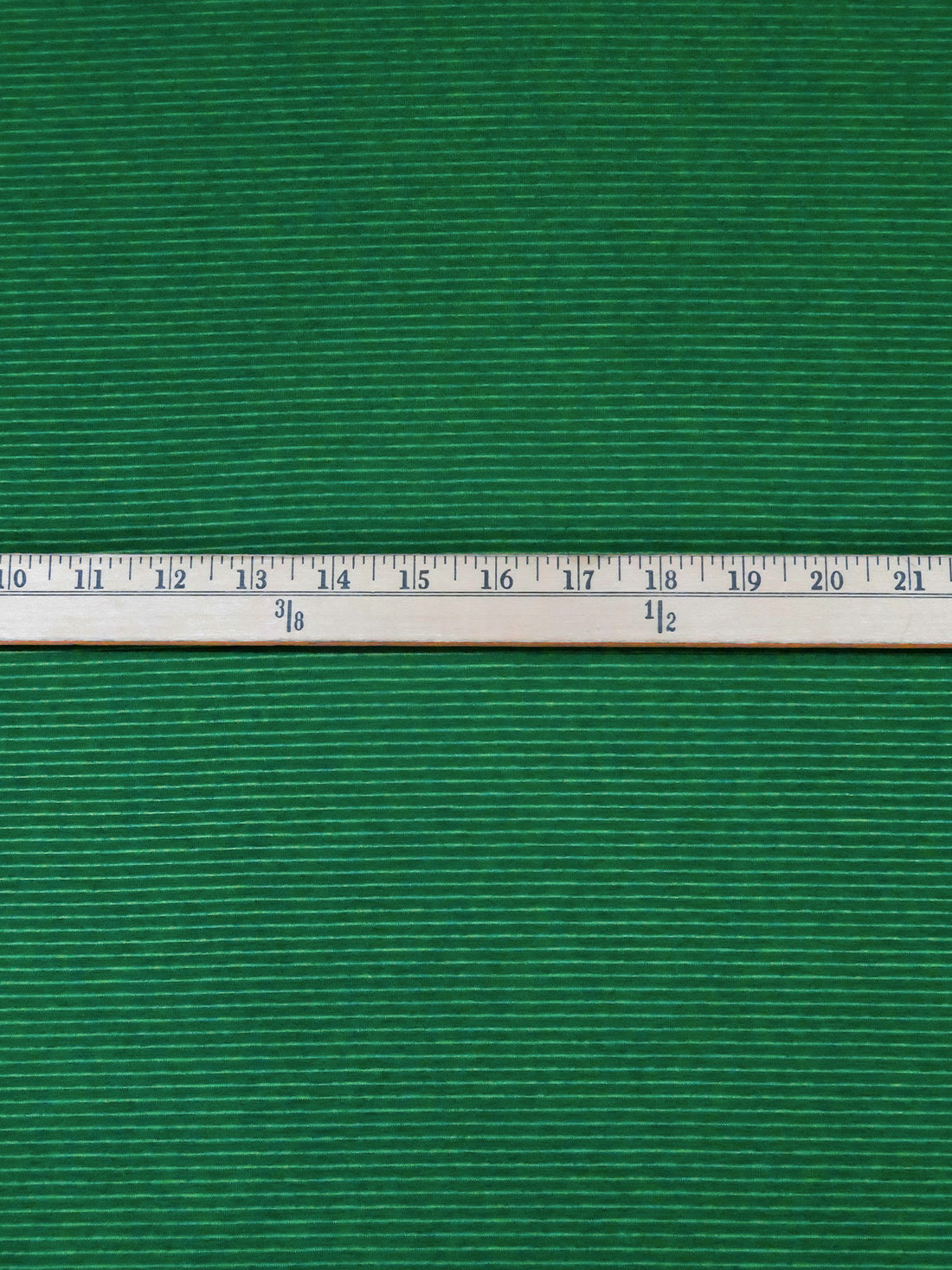 Bright Green Recycled Polyester/Polyester/Elastane Horizontal Stripe Weave Activewear Knit - Corbeaux Clothing - 56W