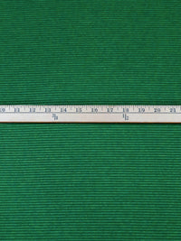 Bright Green Recycled Polyester/Polyester/Elastane Horizontal Stripe Weave Activewear Knit - Corbeaux Clothing - 56W