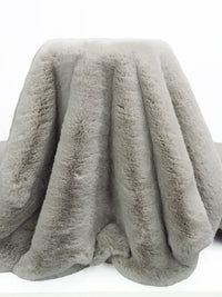 Nickel Gray 100% Polyester Faux Fur 72W