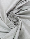 Aluminum Gray 100% Silk Dupioni 54W