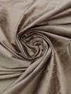 Muted Bronze 100% Silk Iridescent Dupioni 54W