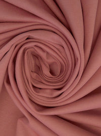 Dusty Salmon Rose Pink Rayon/Nylon/Lycra Ponte Knit 57W