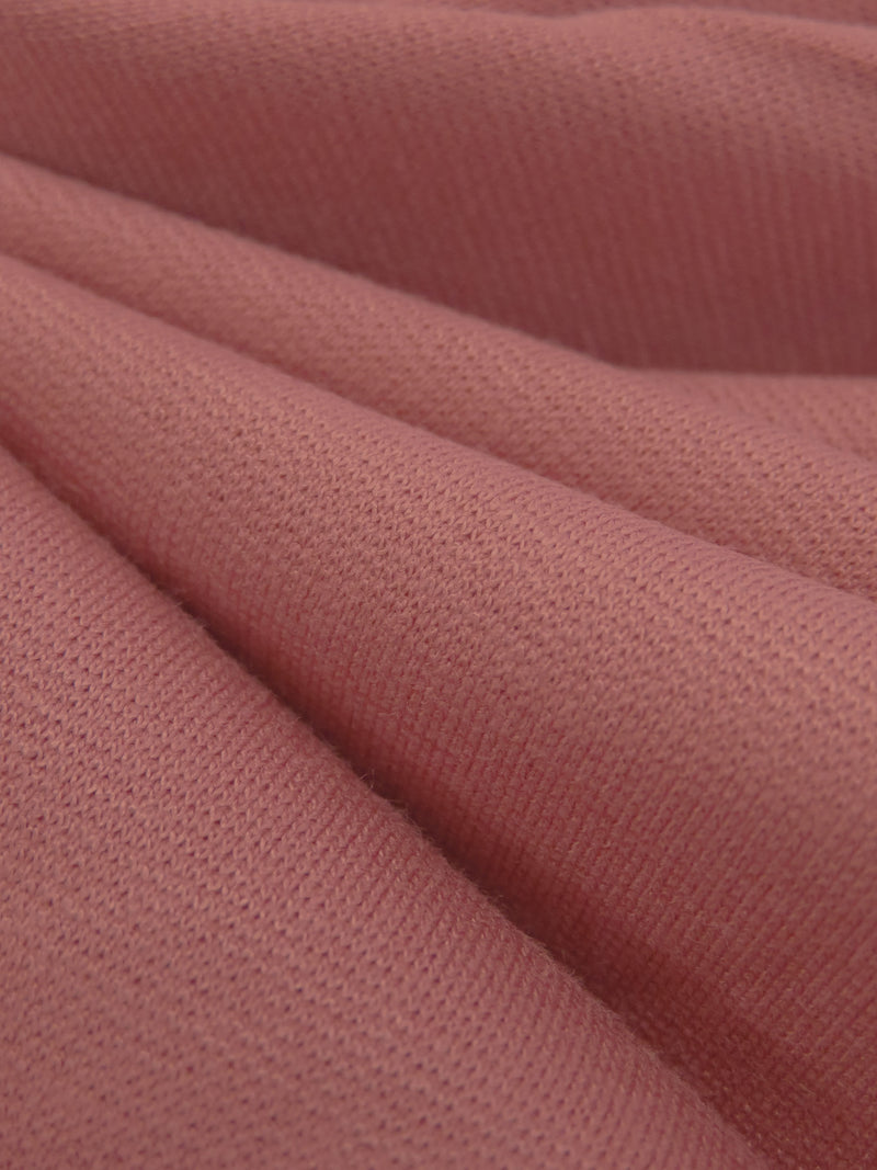 Dusty Salmon Rose Pink Rayon/Nylon/Lycra Ponte Knit 57W