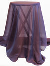 Dusty Amethyst/Copper 100% Silk Iridescent Chiffon 44W