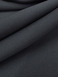 Gunmetal Gray Silk/Lycra Stretch Double Georgette 52W