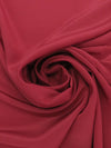 Ruby 100% Silk Crepe de Chine - NY Designer - 54W