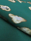 Evergreen/Periwinkle/Coffee/Multi 100% Silk Painterly Floral Print Double Georgette - NY Designer - 53W