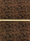 Coyote Brown/Black Rayon/Nylon/Lycra Snakeskin Print Stretch Bengaline Suiting 56W
