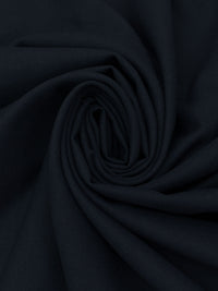 Midnight Navy Polyester/Wool Diamond Weave Suiting - Fabian Couture - 58W