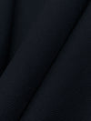 Midnight Navy Polyester/Wool Diamond Weave Suiting - Fabian Couture - 58W